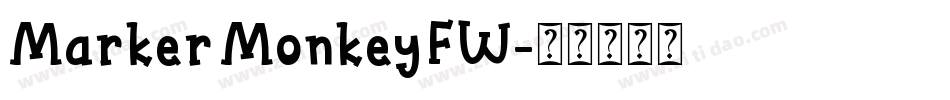 Marker Monkey FW字体转换